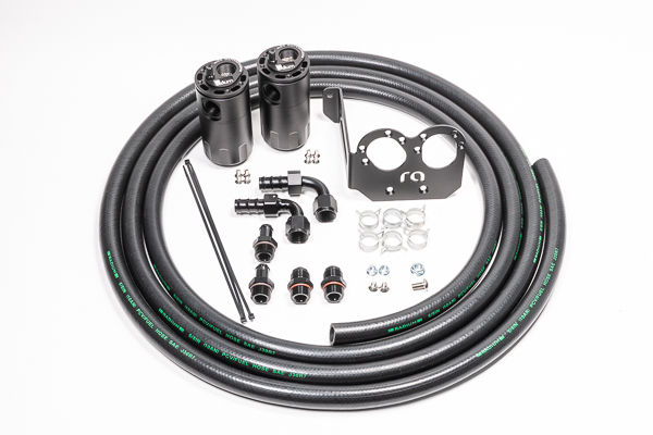 Radium Engineering — Radium Engineering Dual Catch Can Kit S197 Shelby Gt500 Fluid Lock - view 3